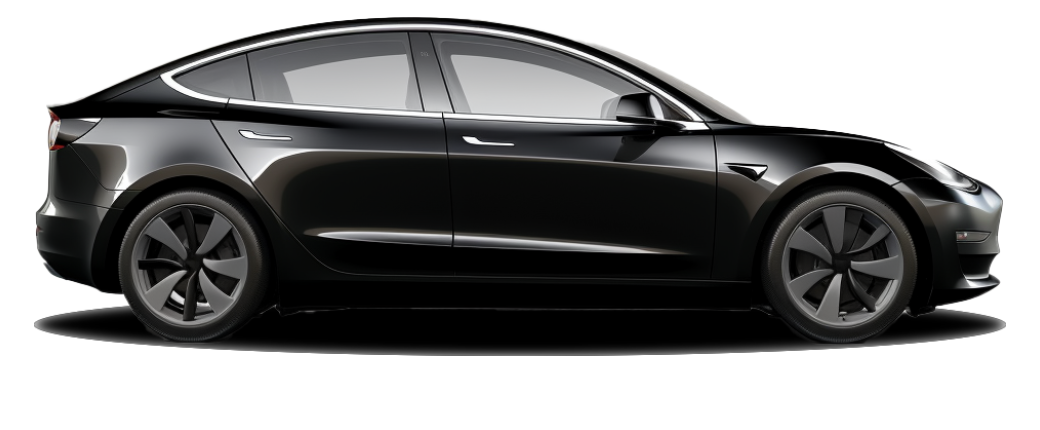 Black Tesla Model 3 sedan